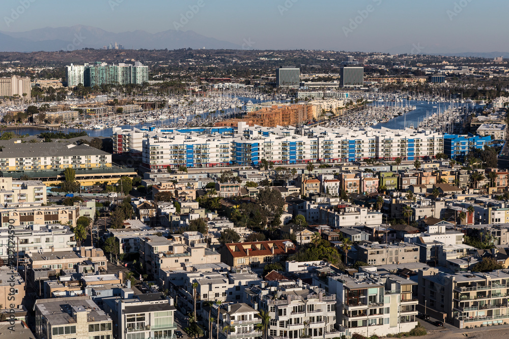 Los Angeles ocean view homes in the Venice and Marina Del Rey neighborhoods in Southern California.
