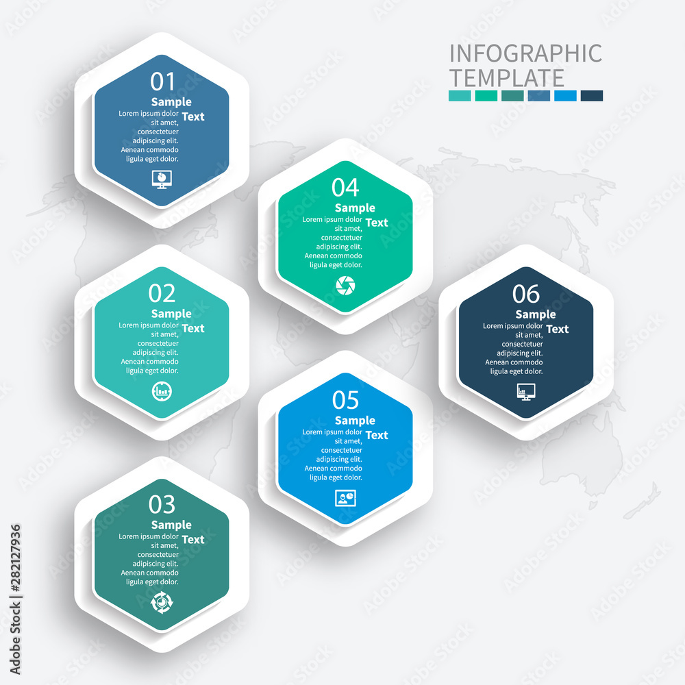 Abstract 3D Paper Infographics. Business template .Vector illustration Abstract 3D Paper Infographics. Business template .Vector illustration