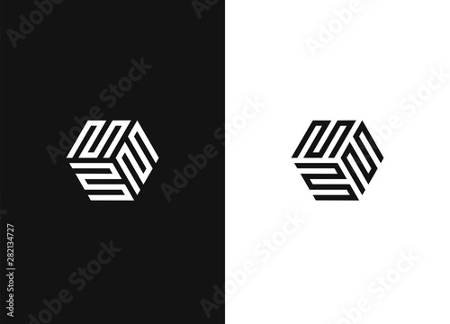 Black white version of the design element