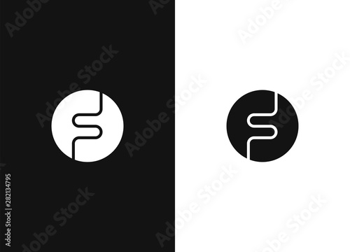 Black white version of the design element
