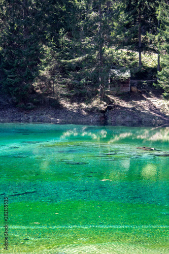 Fototapeta Naklejka Na Ścianę i Meble -  The Green Lake in Austria, Styria (Der Grüne See)