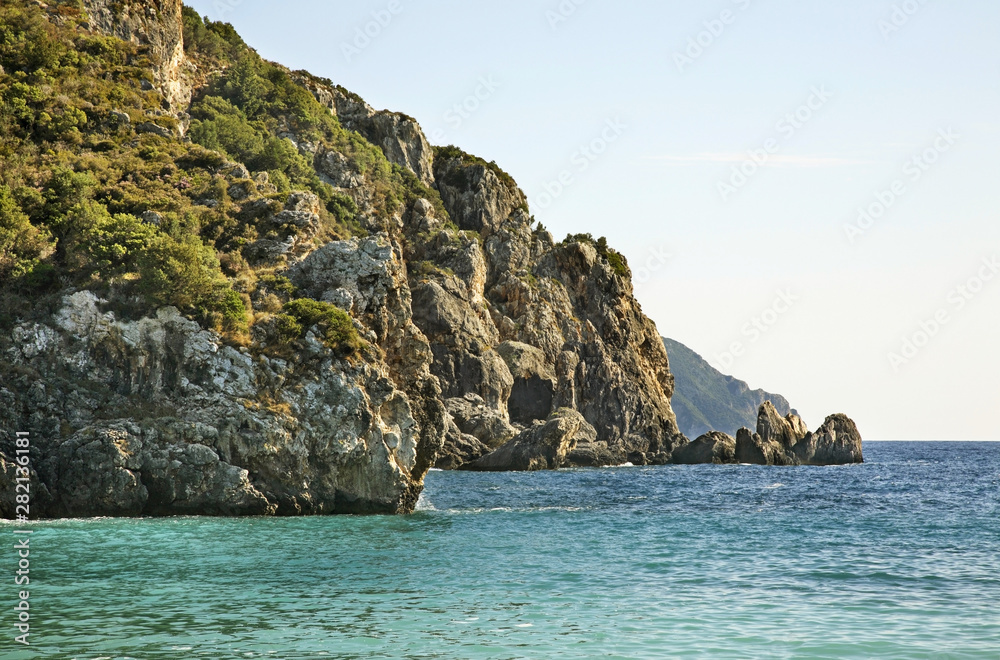 Ionian Sea near Palaiokastritsa. Greece
