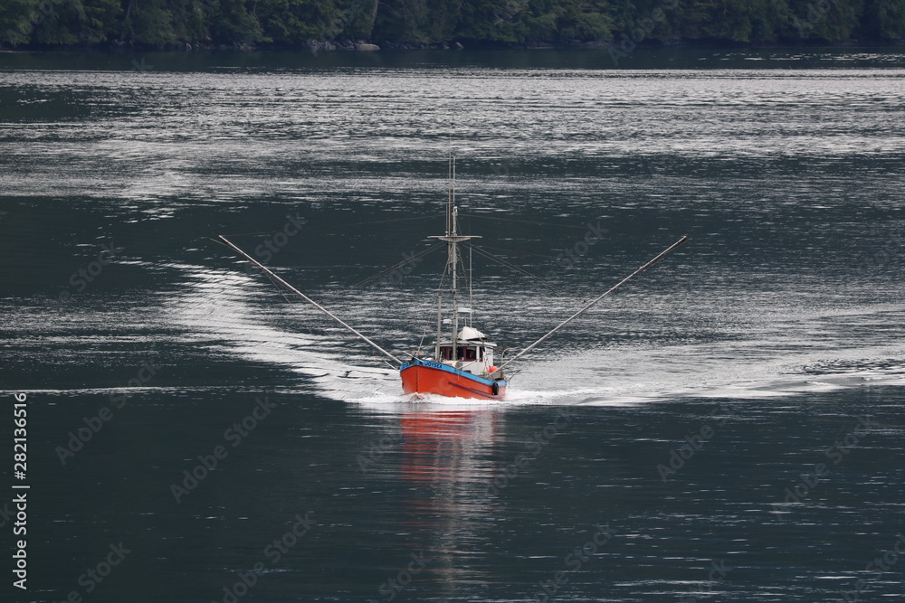 Naklejka premium Fischerboot