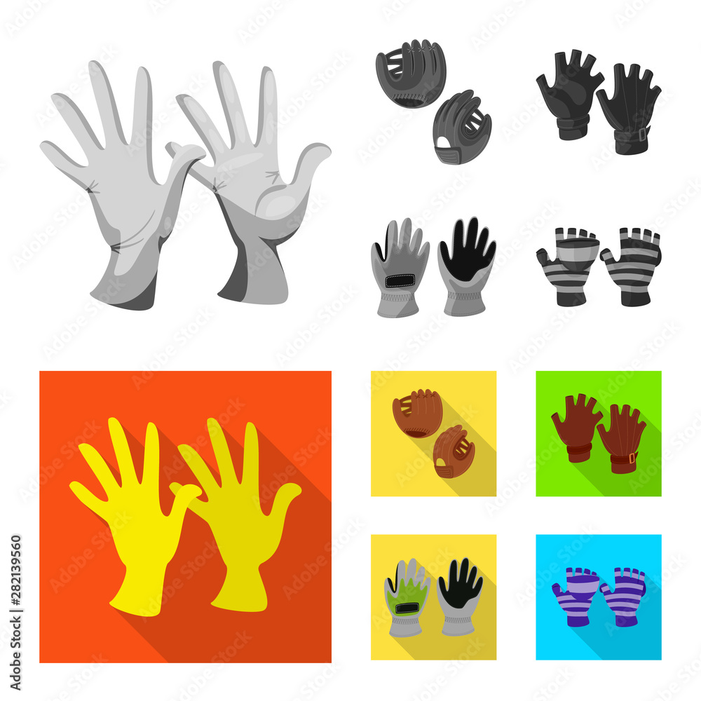 Fototapeta premium Isolated object of silhouette and safety symbol. Collection of silhouette and comfort vector icon for stock.