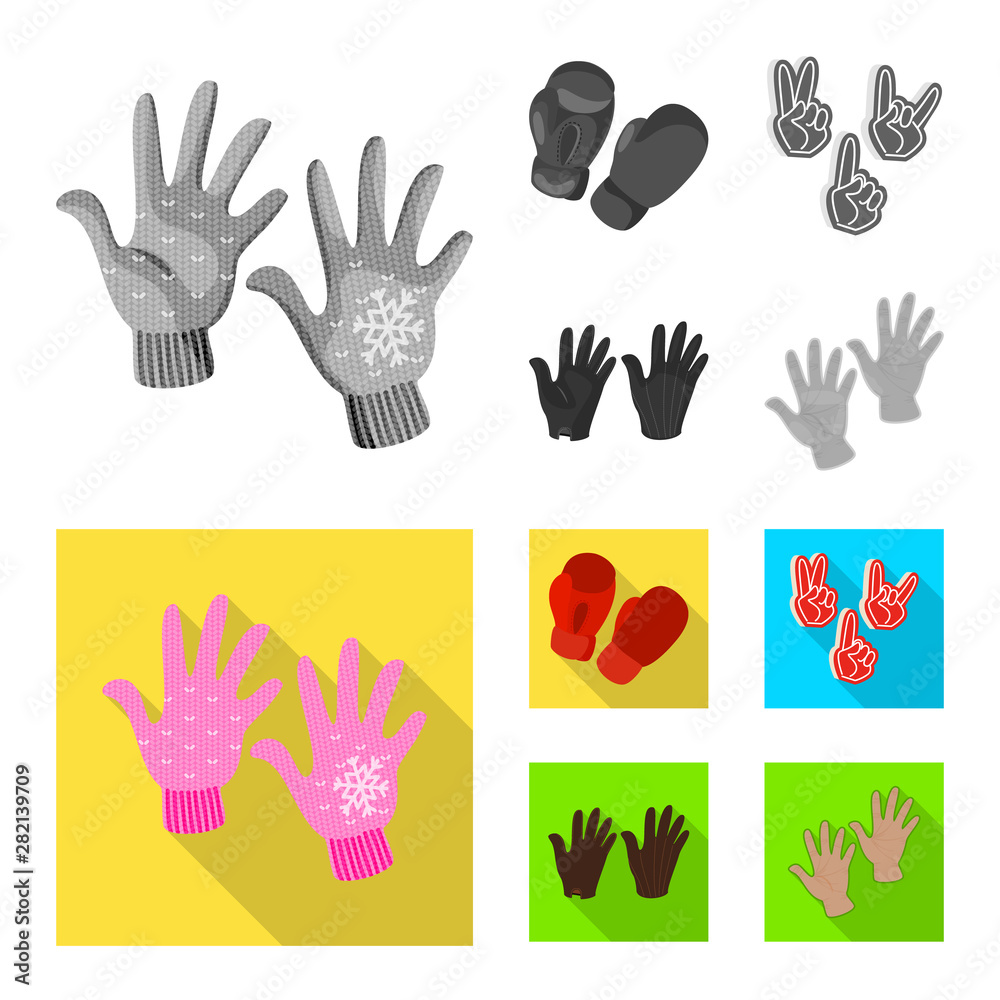 Fototapeta premium Vector design of silhouette and safety symbol. Set of silhouette and comfort stock symbol for web.