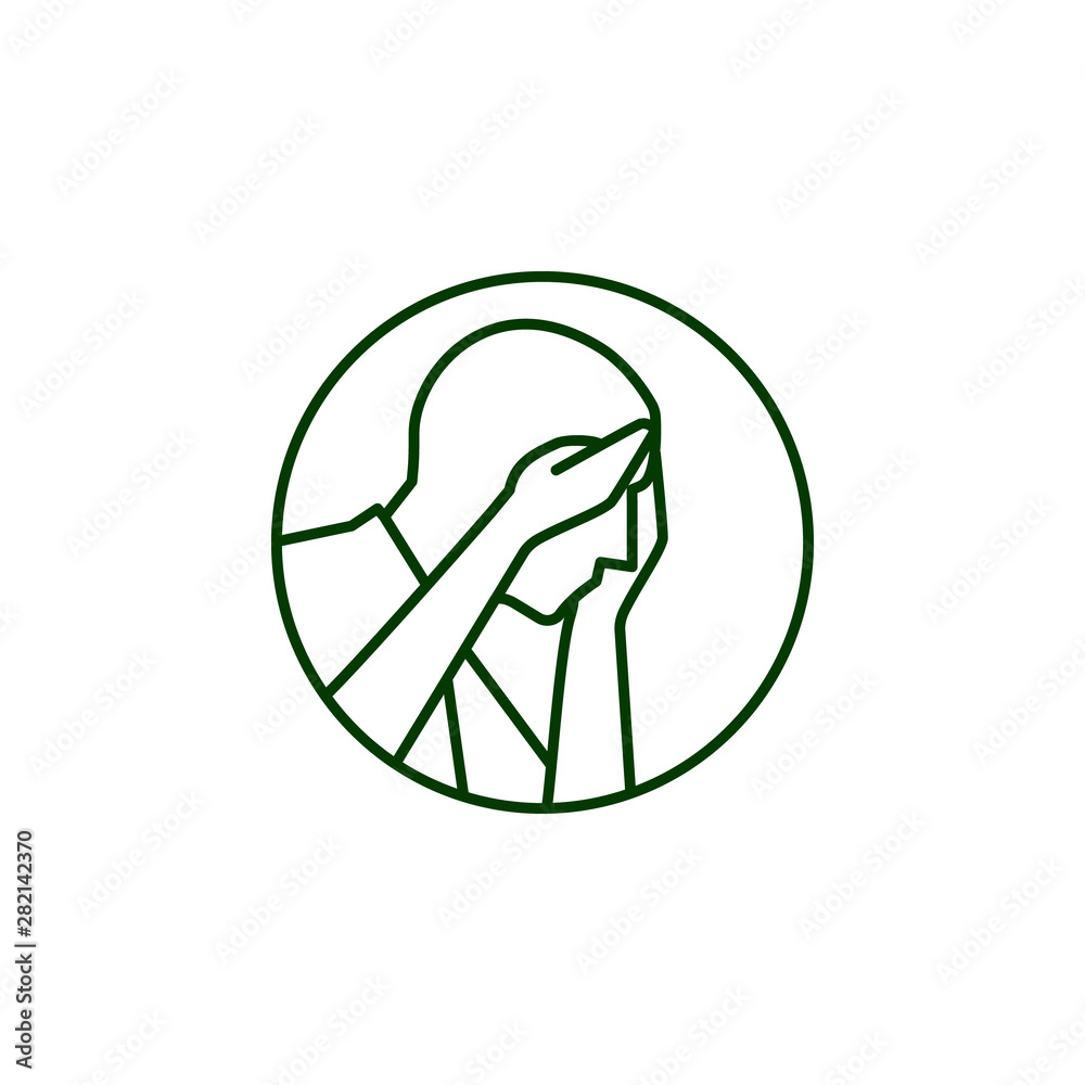 Muslim man prayer salah icon. Element of prayer man line icon Muslim man prayer salah icon. Element of prayer man line icon