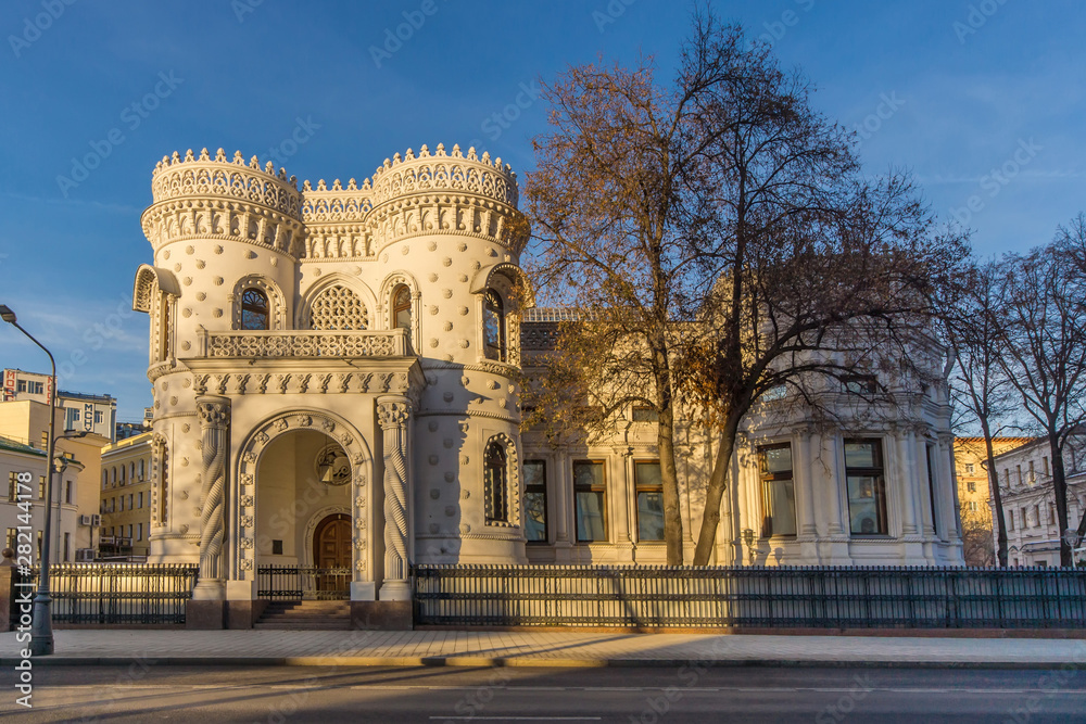 Mansion of Arseniy Morozov, now the House of Receptions of the Government of the Russian Federation. Moscow, Vozdvizhenka street 16. Mansion of Arseniy Morozov, now the House of Receptions of the Government of the Russian Federation. Moscow, Vozdvizhenka street 16.