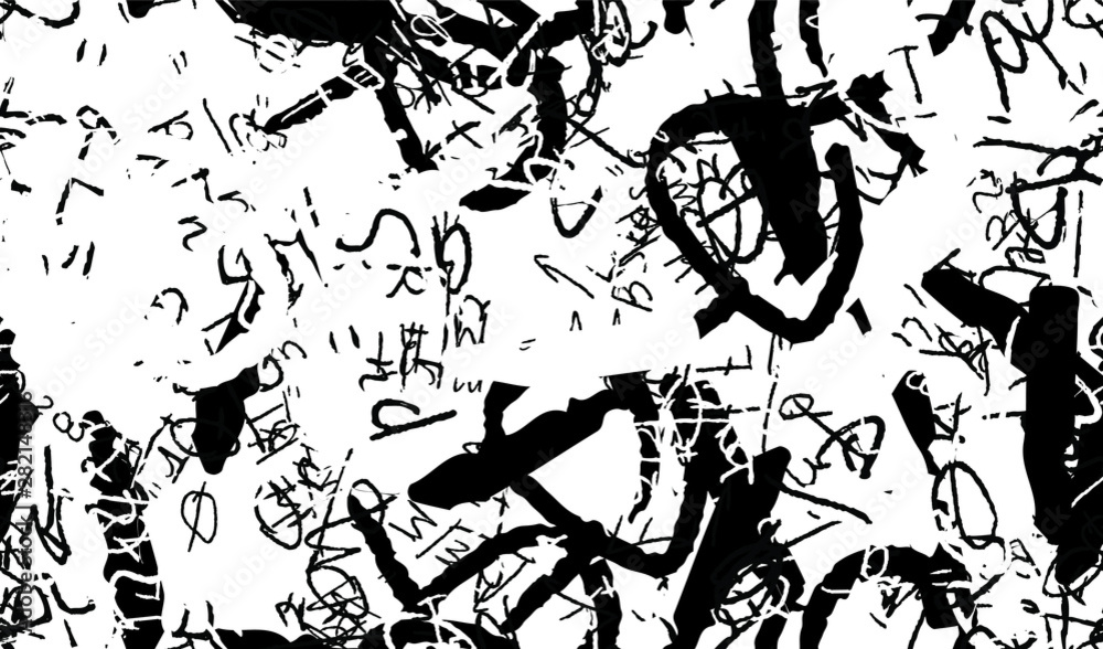 Grunge black white background. Seamless abstract texture of scratches, chipping, scuffs. Gloomy dirty vintage surface Grunge black white background. Seamless abstract texture of scratches, chipping, scuffs. Gloomy dirty vintage surface