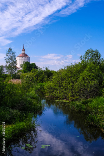 View to Kirillo-Belozersky Monastery in Kirillov, Russia