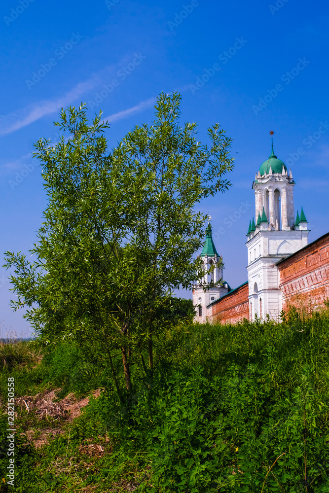 Rostov the Grate, Russia - June, 8, 2019: Kremlin of Rostov the Grate, Russia