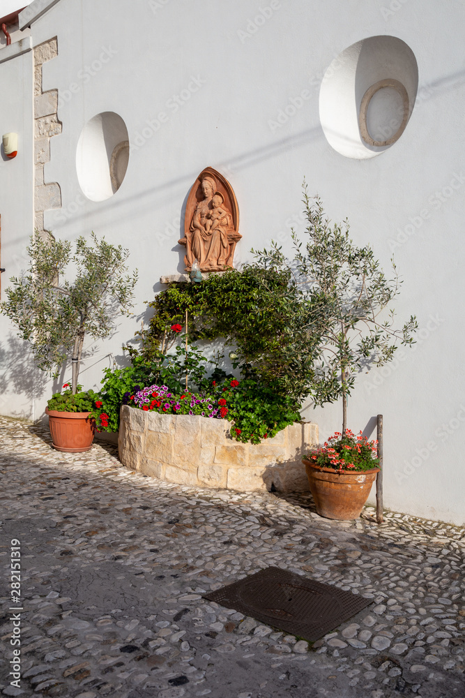 In the center of the old town