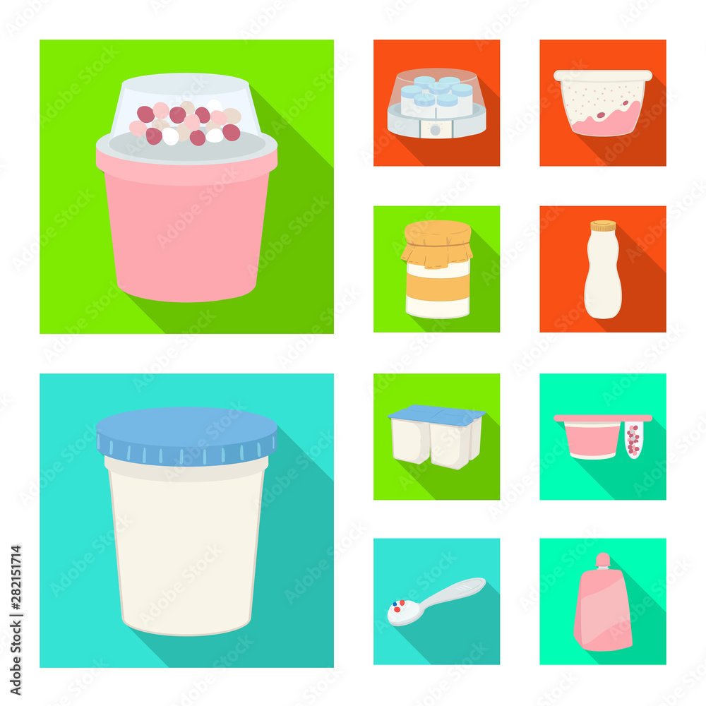 Vector design of organic and lactose symbol. Set of organic and farm stock vector illustration. Vector design of organic and lactose symbol. Set of organic and farm stock vector illustration.