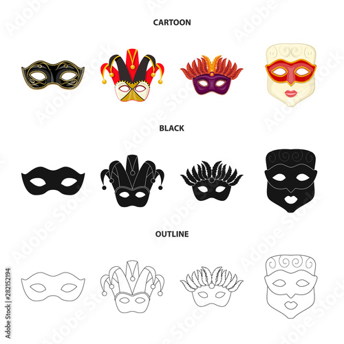 Vector design of luxury and celebration logo. Set of luxury and hide stock vector illustration.