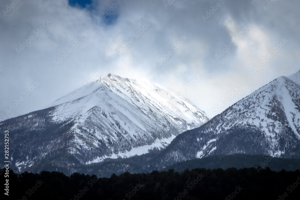 Snowy Mountain Peaks