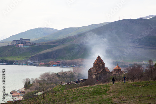 Armenia, 1st century monastery Sevanavank, Surb Arakelots. 