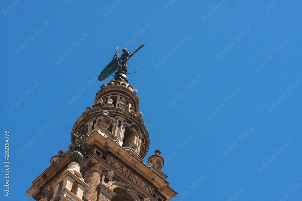 Obraz premium City of Seville seen from above. Andalusia. Spain. Cathedral of Seville.