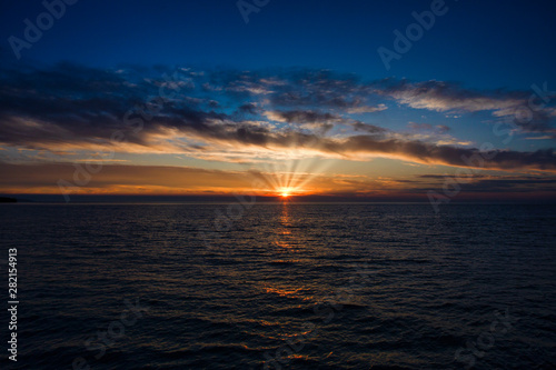 Sunset over the Adriatic Sea