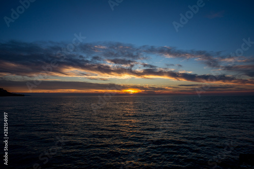 Sunset over the Adriatic Sea