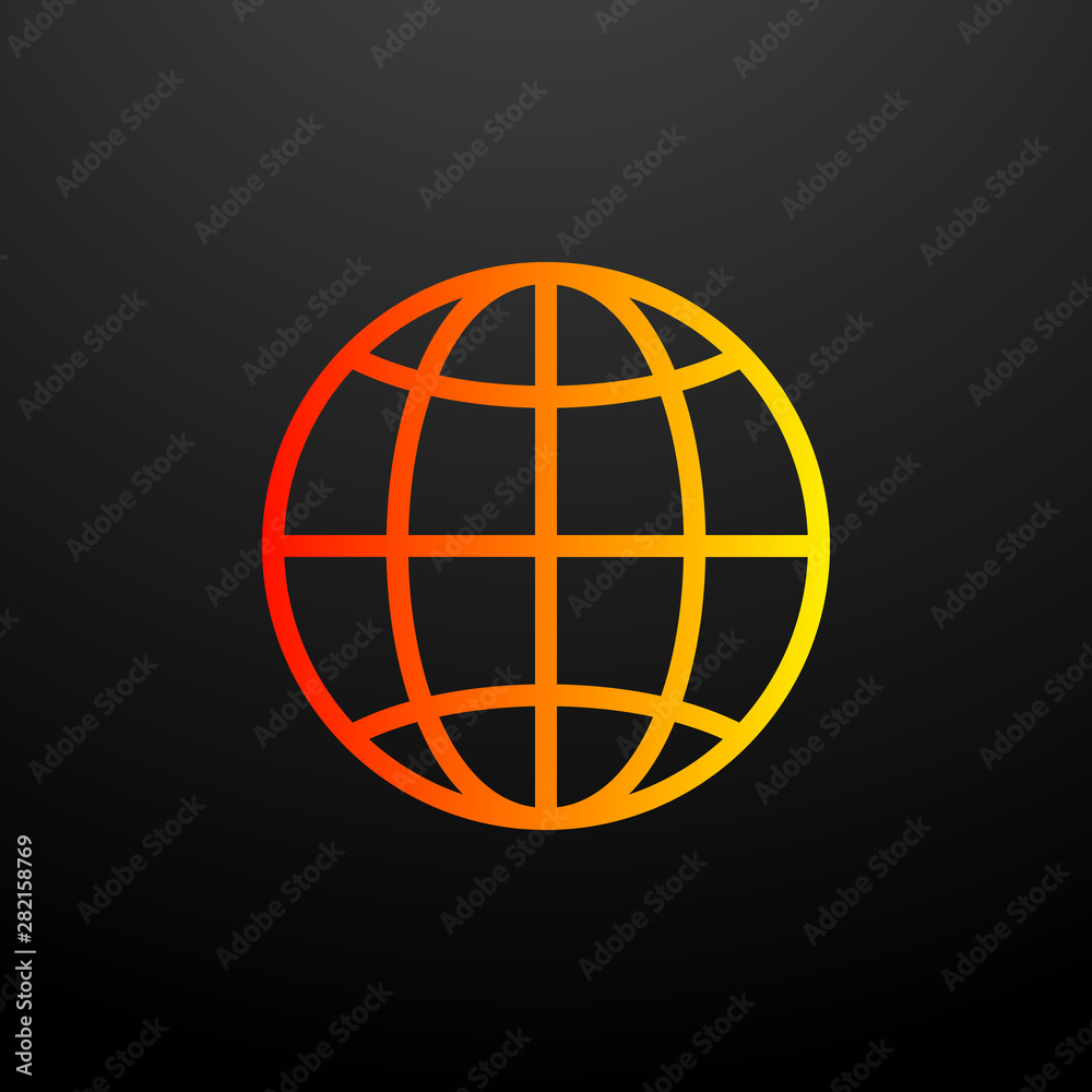 globe nolan icon. Elements of science set. Simple icon for websites, web design, mobile app, info graphics globe nolan icon. Elements of science set. Simple icon for websites, web design, mobile app, info graphics
