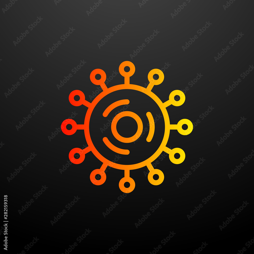 virus nolan icon. Elements of science set. Simple icon for websites, web design, mobile app, info graphics virus nolan icon. Elements of science set. Simple icon for websites, web design, mobile app, info graphics