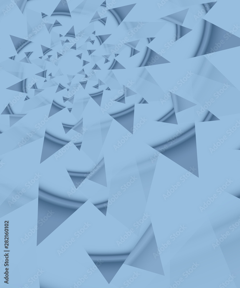 Abstract background of geometric shapes in degrade blue tones Abstract background of geometric shapes in degrade blue tones