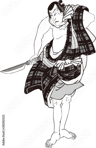 浮世絵　町人　その62