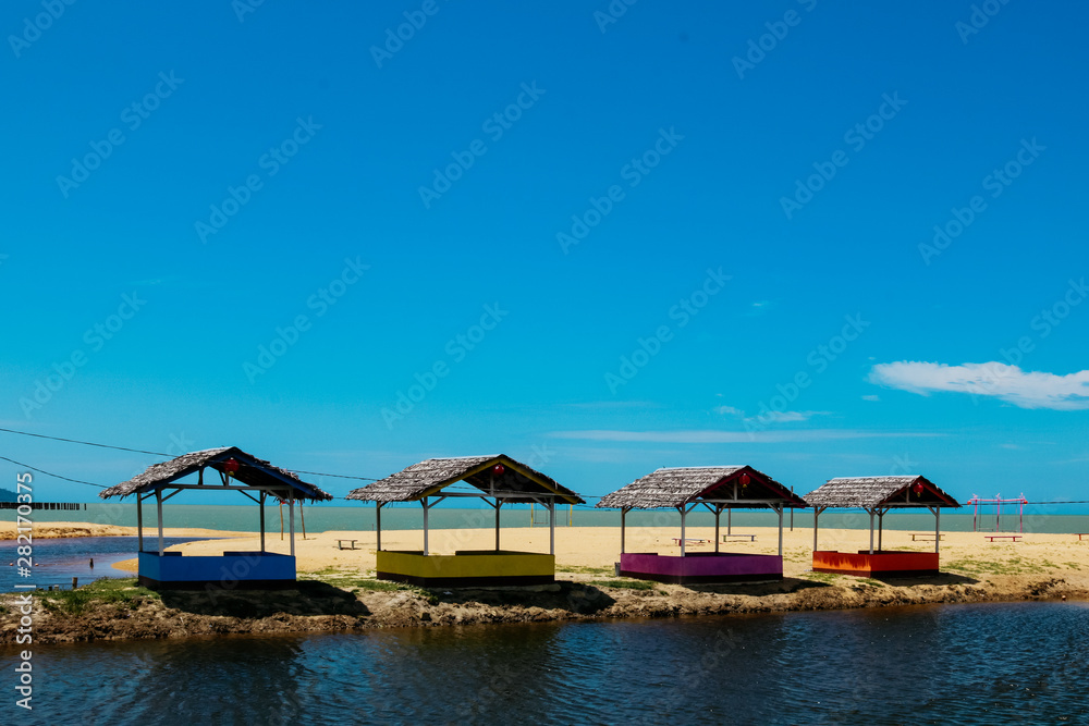 Fototapeta premium Beach at Borneo Island