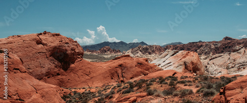 panoramic view of the Valley of Fire