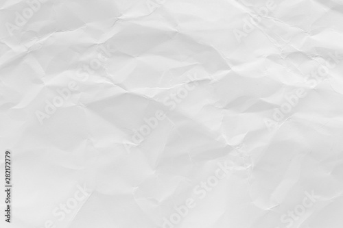 White crumpled recycled paper texture background for business communication and education design.