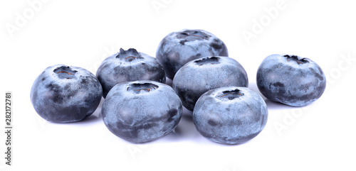 Blueberry isolated on white background.