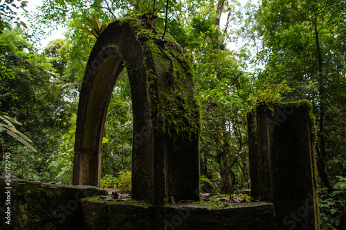 abandoned surrealistic Garden in Xilitla Mexico