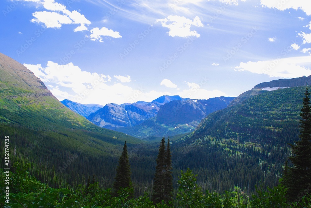 Obraz premium Glacial valley 1