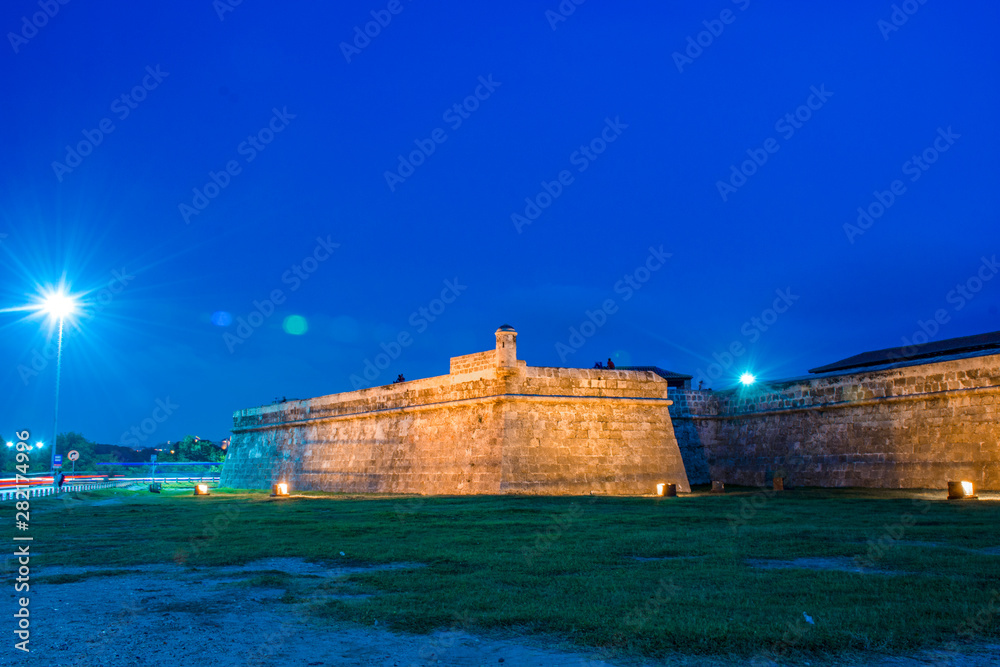 Thw walled city if Cartagena de Indias