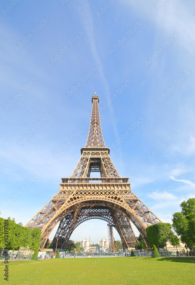 Fototapeta premium Eiffel tower iconic architecture Paris France 