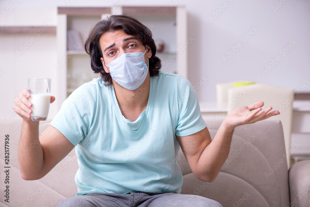Young man suffering from allergy Young man suffering from allergy