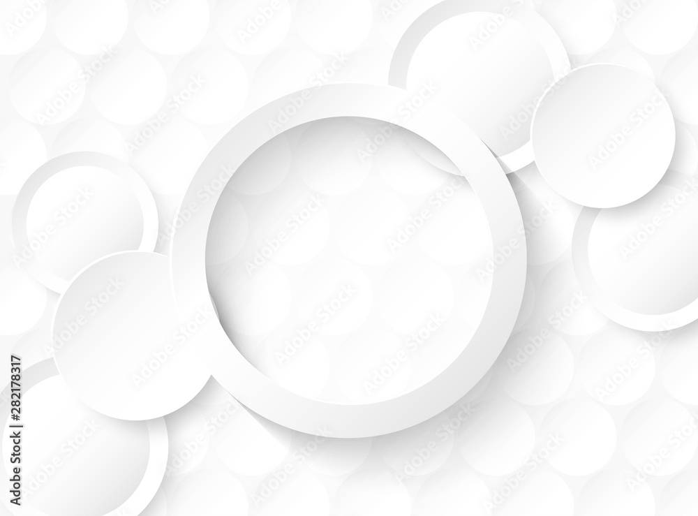 Abstract. Circle white Background ,light and shadow. copy space .Vector. Abstract. Circle white Background ,light and shadow. copy space .Vector.