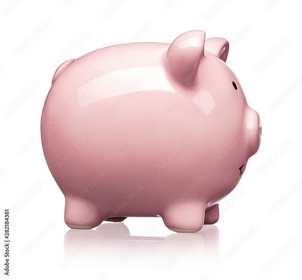 piggy bank isolated on white background