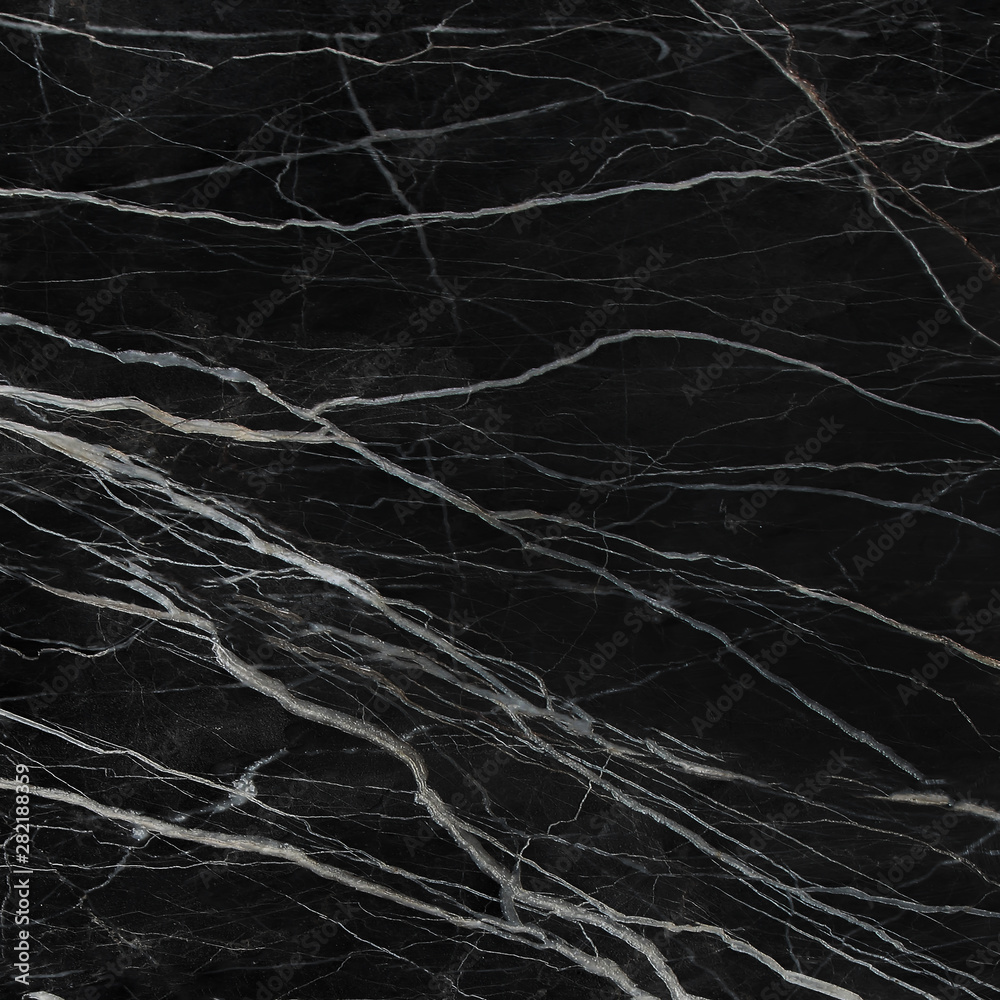 Abstract  Black marble natural pattern for background,