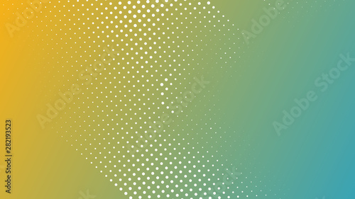 abstract background with circles, green background