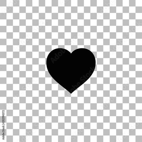 Heart icon flat