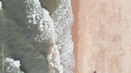 Beach front in Damai Central, Kuching, Malaysia. It was quite a windy day and flying my drone over the waters was quite a daunting feeling. Anyways, DJI drones have always performed excellently. photo