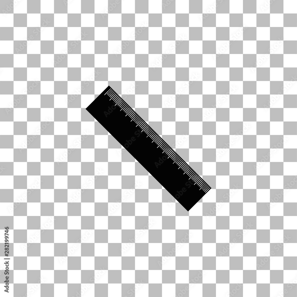Obraz premium Ruler icon icon flat