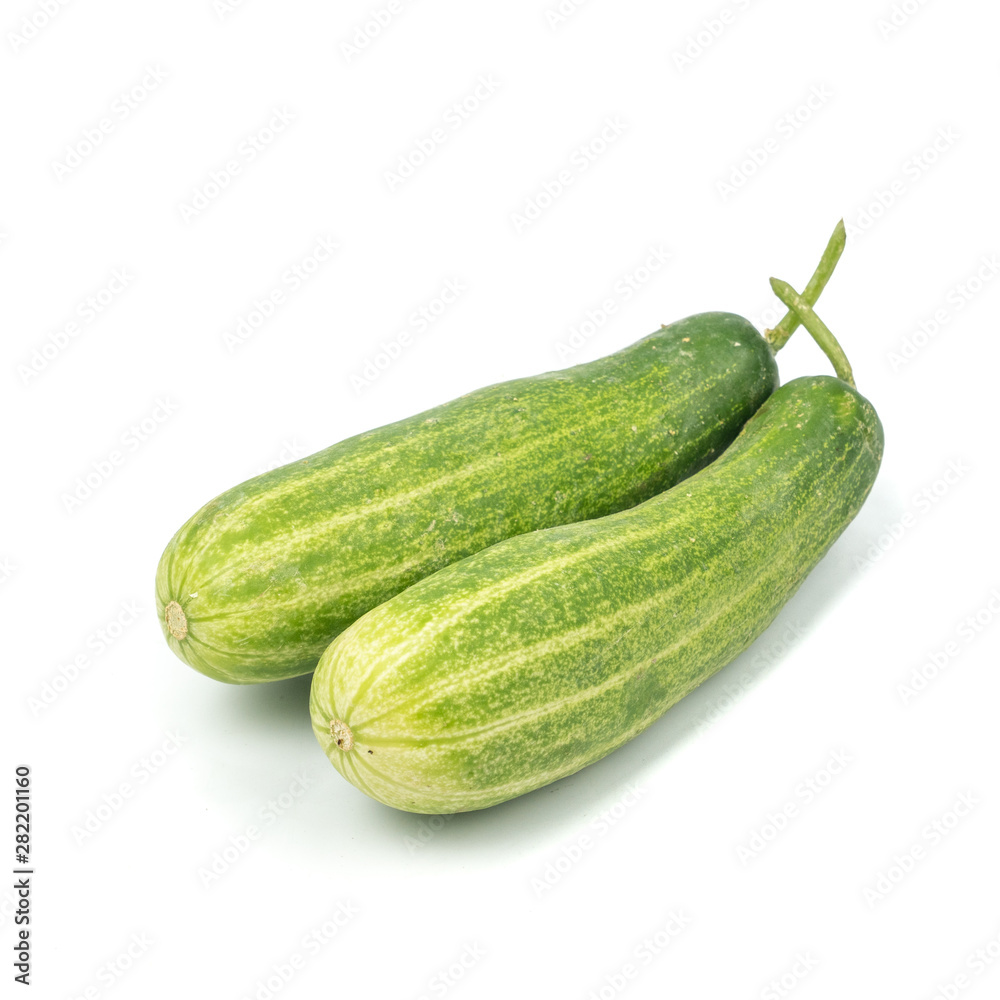Fresh cucumber, chopped cucumber, salad ingredient,isolated on white background Fresh cucumber, chopped cucumber, salad ingredient,isolated on white background