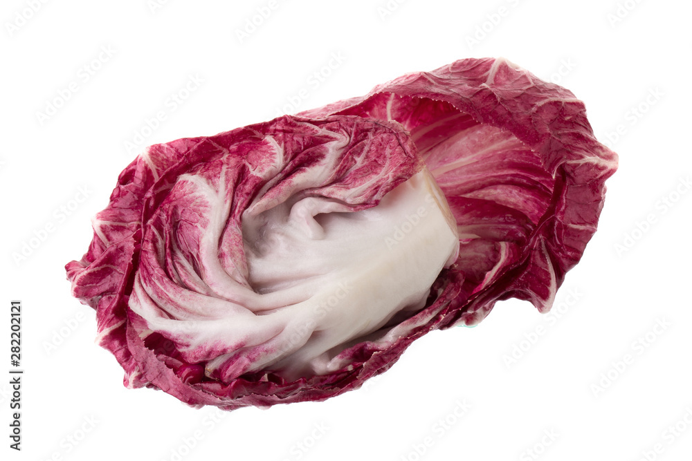 Obraz premium Radicchio, red salad isolated on white background