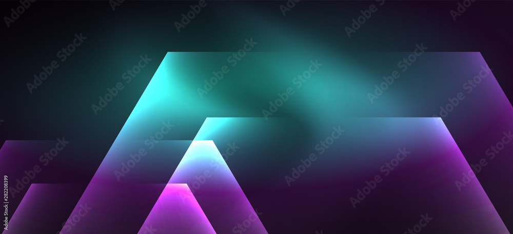 Shiny hexagon neon template. Futuristic digital technology concept. Vector abstract graphic design. Shiny hexagon neon template. Futuristic digital technology concept. Vector abstract graphic design.