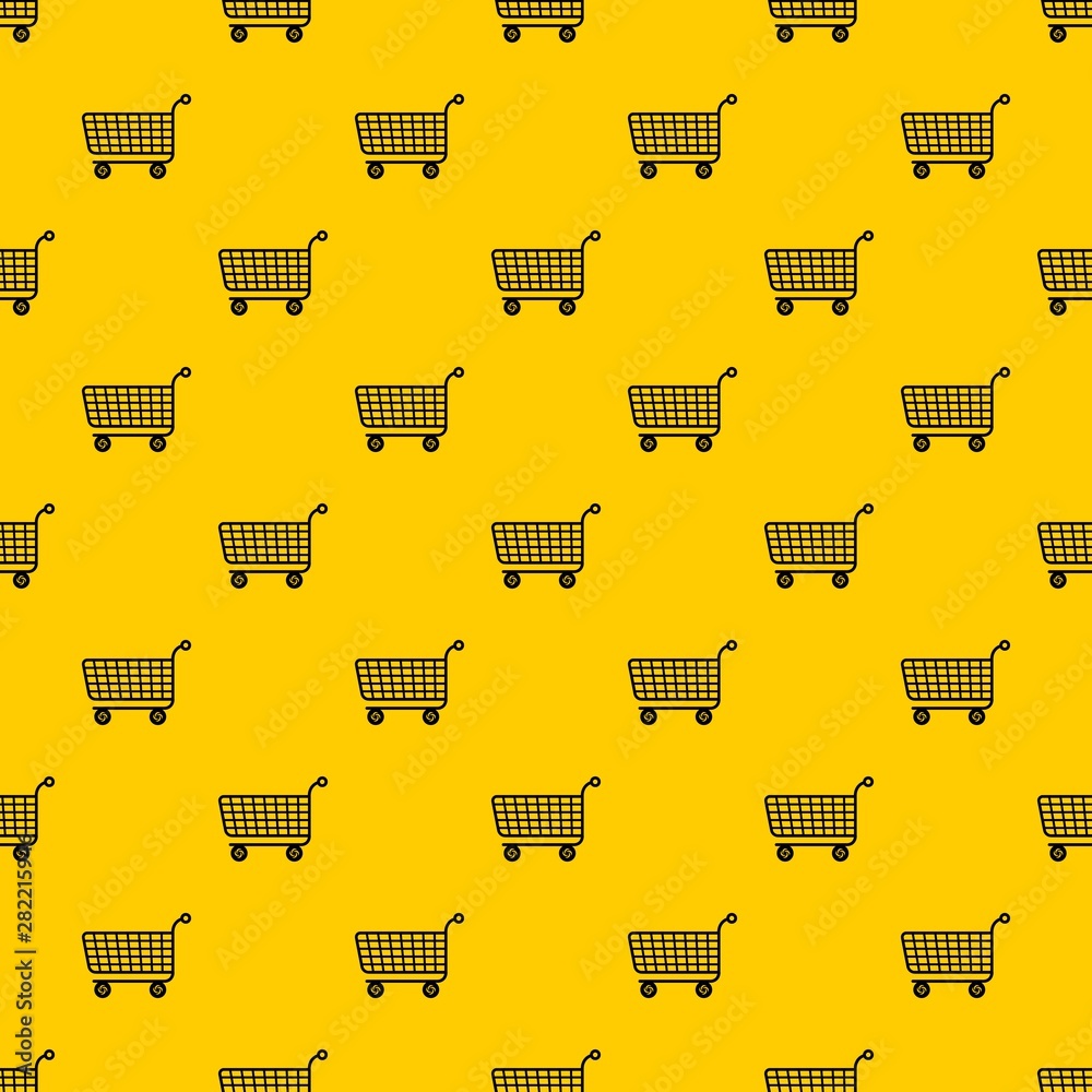 Trolley pattern seamless vector repeat geometric yellow for any design Trolley pattern seamless vector repeat geometric yellow for any design