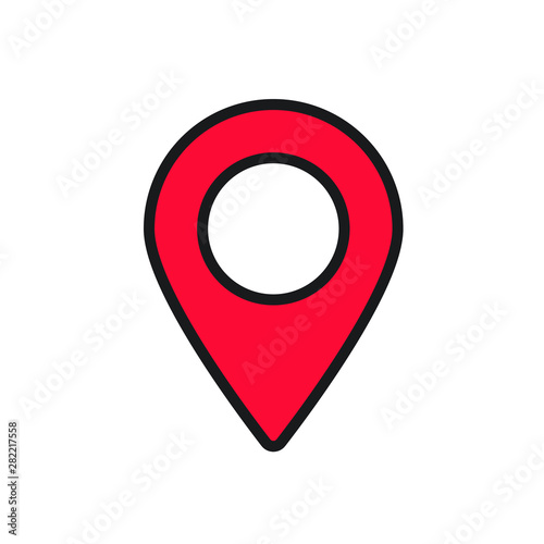 Maps pin. Location map icon. Free Download Maps pin. Location map icon. - GFXLoad
