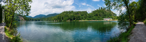 Hechtsee Panorama mit Wanderweg