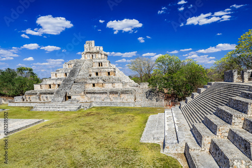 Maya city of Edzna, Yucatan, Mexico photo