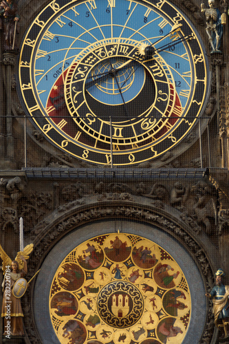 Prague (Czech Republic). Prague Astronomical Clock (Staroměstský orloj) in the Old Town